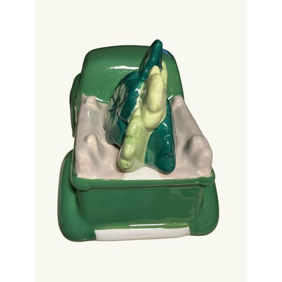 St. Patricks Day Ceramic Green Truck With Shamrocks By Kohls - Picture 8 of 11